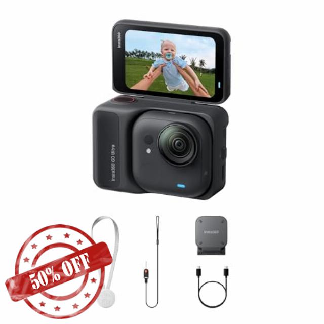 Insta360 GO Ultra Midnight Black - Standard Bundle