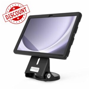 Compulocks Grip & Dock Tilting iPad and Tablet Stand with Ergonomic Handgrip for all iPads and Tablets to 15" screen size - Black (189BGRPLCK)