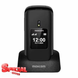Maxcom 4G Flip Phone MM834L Mobile Phone with Dual Screen