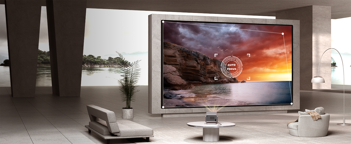 Projector with keystone