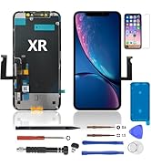 NB+ Screen for iPhone XR LCD Replacement 6.1''Touch Screen Digitizer Frame Assembly Repair Tool w...
