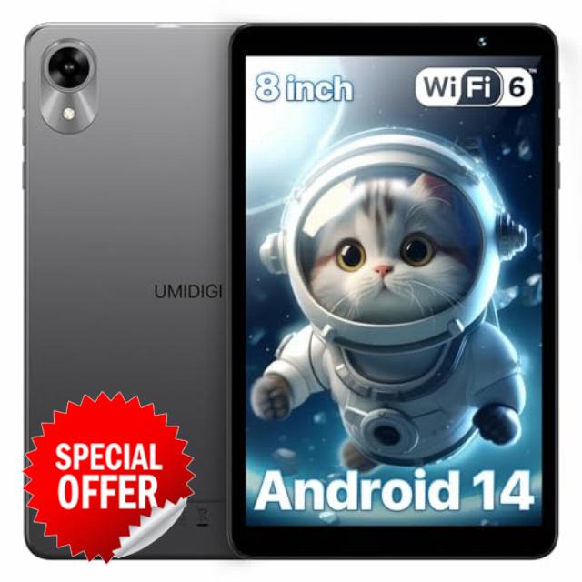 UMIDIGI Android 14 Mini Tablet Portable