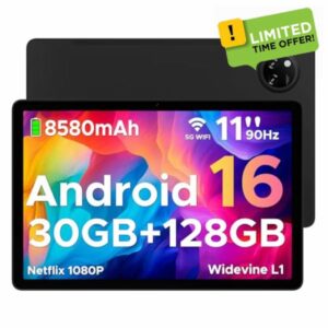 DOOGEE Tab A9 Pro+ Android 16 Tablet 11 inch