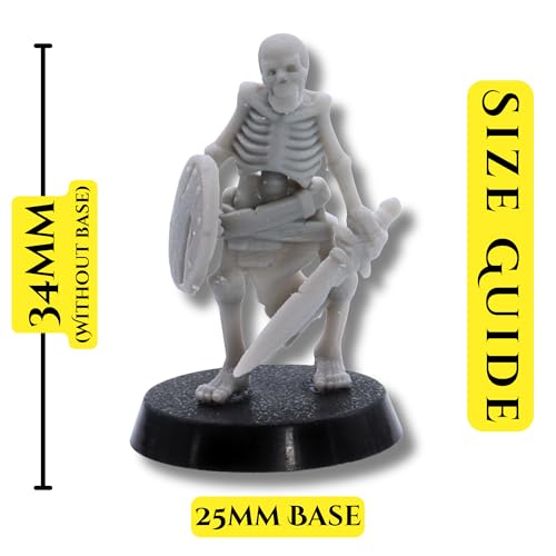 Command & Ghosts | Highlands Miniatures Licensed | Resin Unpainted Figures for Gamers