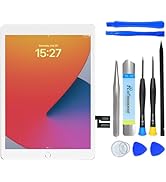 NB+ Screen Replacement For iPad 9th Generation 10.2 ”Touch Screen Digitizer 2021 Pre-Installed Ad...