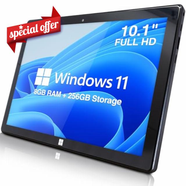 Fusion5 10 inch Windows 11 Tablet PC - Ultra Slim Windows Tablet Computer - Intel 13th Gen