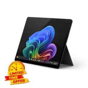 Microsoft Surface Pro (power supply included) | Copilot+ PC | 13” OLED Touchscreen | Snapdragon® X Elite (12 cores) | 16GB Memory | 256GB SSD | Device only | 2024 Model