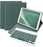 Bettdow Detachable Wireless Color Keyboard Case with Pencil Holder, Case with Keyboard for 10.2 I...