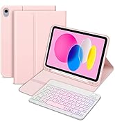 Bettdow for iPad A16 11th Generation 2025/10th Generation 2022 Keyboard Case, UK Layout Detachabl...