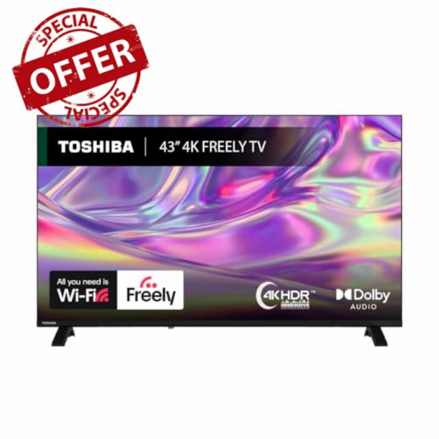 Toshiba 43”UV1553DB 4K Smart VIDAA TV
