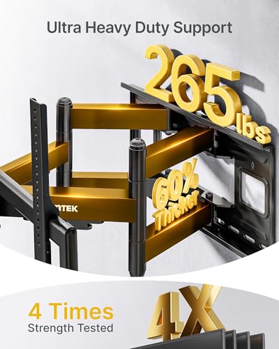 TV Mount with Tool-Free Tilt/Swivel/Extension