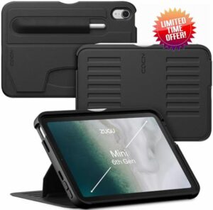 ZUGU CASE for iPad Mini 7 (A17 Pro) & 2021 iPad Mini 6 (7th/6th Generation 2024/2021) Slim Protective Case