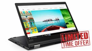 Lenovo ThinkPad Yoga X380 (13.3 inch Multi-Touch) Tablet PC Core i5 8250U (1.6GHz) 8GB Soldered 256GB SSD WLAN BT Webcam Windows 10 Pro 64-bit (Intel UHD Graphics 620) Black