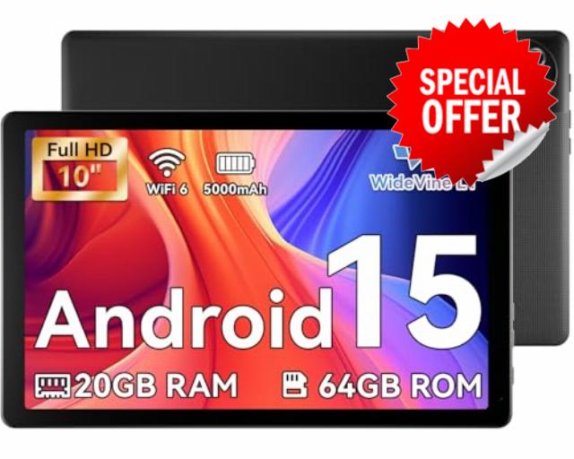 MUISOO Android 15 Tablet