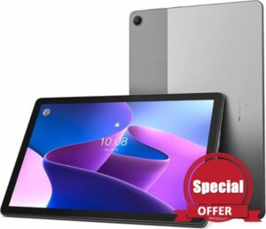 Lenovo Tab M10 Plus (3rd Gen) - 2022 - Long Battery Life - 10" FHD - Front & Rear 8MP Camera - 4GB Memory - 128GB Storage - Android 12 or later (Grey)