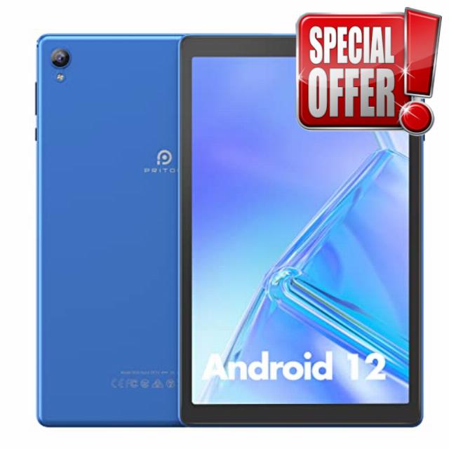 PRITOM 10 inch Android 12 Tablet