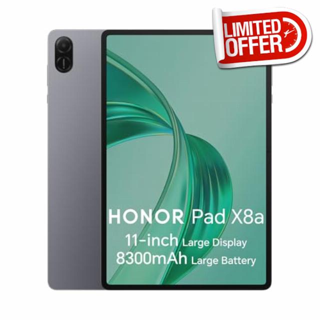 HONOR Pad X8a Large Screen Tablet 128GB Memory (Expandable to 1Tb) 8300 mAh