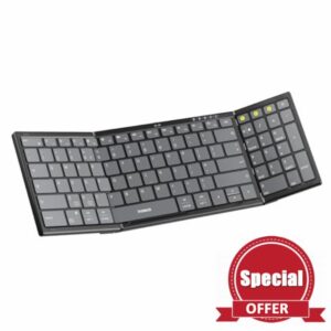 Inateck Foldable Wireless Keyboard with Number Pad