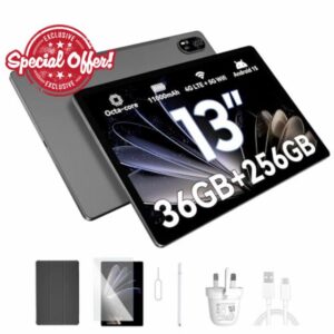 Blackview 13 inch Tablet Android 15 Gaming Tablet with SIM Card Slot