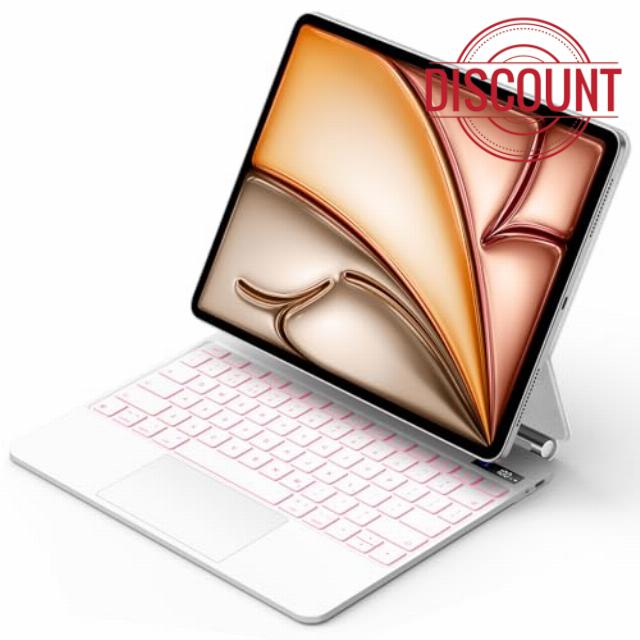 Bettdow for iPad Air 13 Inch M2 2024/M3 2025 Magnetic Keyboard case