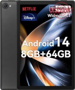 HotLight Tablet 10 inch Android 14 Octa-Core Processor