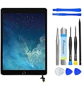 NB+ Screen Replacement For iPad Air 2013 Touch Screen Digitizer Pre-Installed with Home Button an...