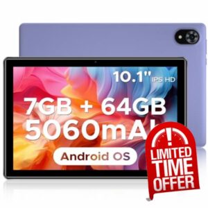 DOOGEE U9 10 inch Tablet Android Tablets 2025 Newest 7GB RAM 64GB ROM 1TB TF