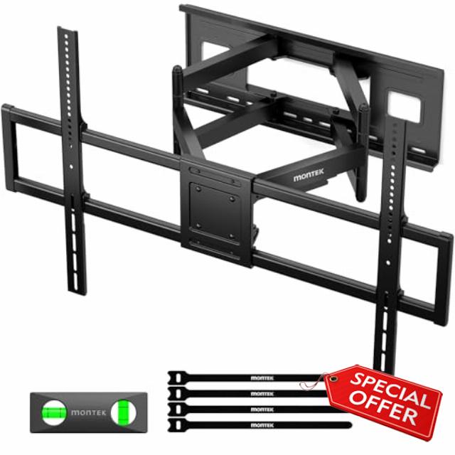monTEK Full Motion TV Wall Bracket for 60"-120" TVs