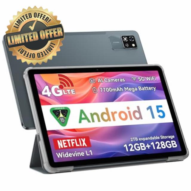 Blackview Tab60Pro Android 15 Tablet 10 Inch