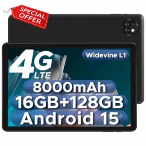 DOOGEE T10W 2025 Newest Android 15 10" Tablet with SIM Card Slots
