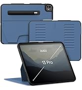 ZUGU iPad Pro 13 Inch Case (M4) 2024 - Ultra Slim Protective Cover - Wireless Apple Pencil Chargi...