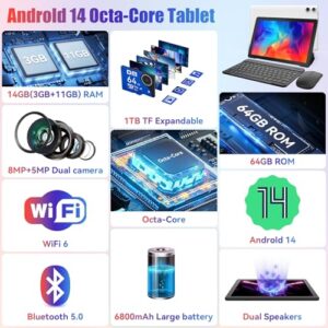 Octa-Core Tablets 6800mAh