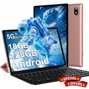 DMOAO Tablet 10 Inch Android 14 with 5G WiFi 6