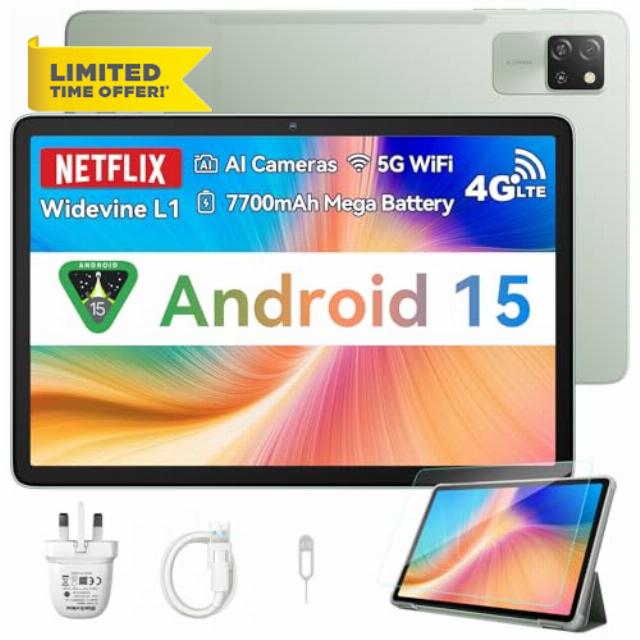 Blackview Tablet Android 15 Tablets 60 Pro-Gree