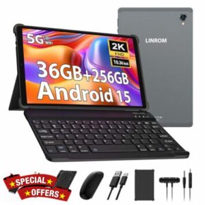 LINROM 2K Tablet 10.4 Inch