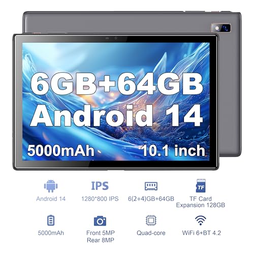 64GB ROM Quad-Core Processor 5000mAh Battery