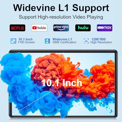 2.0GHz/8000mAh/ Support Widevine L1/8+5MP/BT 5.0/Widgets/2 in 1 Tablets with Keyboard & Mouse - Grey