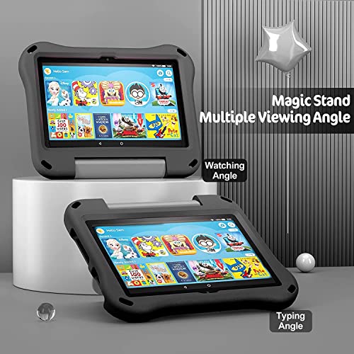 2022/2020 Release)-DJ&RPPQ Lightweit Shockproof EVA Case with Handle Stand for 8 inch Tablet