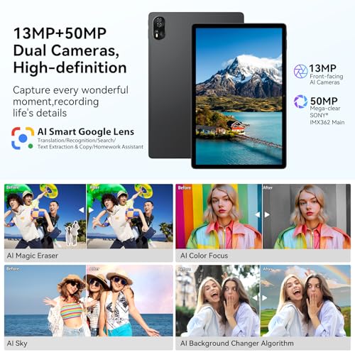 13MP + 50 MP AI Camera