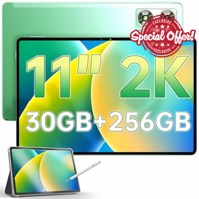OUKITEL OT8 Tablet 11 Inch - 30GB RAM 256GB ROM Gaming Tablets Android 13