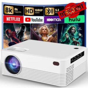 Osikem Mini Portable Projector with Wifi and Bluetooth