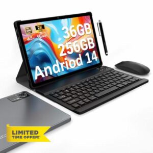 DEEMWOLF Tablet 10 Inch Android 14 tablet