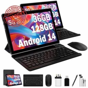 FLYCOAY Tablet 10 Inch Android 14