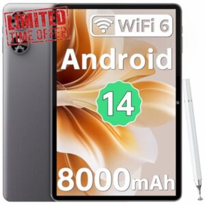 OUKITEL OT6 Android 14 Tablet 2024 - WIFI Tablet 10.1 inch 16GB+64GB/1TB