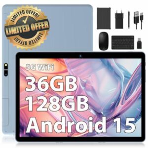 DEEMWOLF Android 15 tablet 10 Inch 36GB RAM+128GB ROM (TF 1TB)