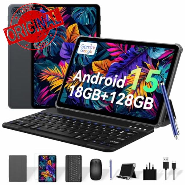 Android 15 Tablet 10 Inch - Gemini AI 2.0 Android Tablets 18GB+128GB/2TB