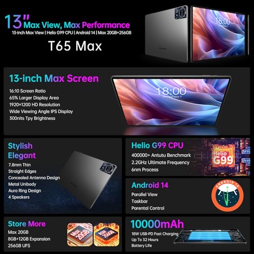 Helio G99 Octa-Core Gaming Tablet