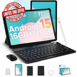 DOOGEE U11 Android 15 Tablet with Keyboard