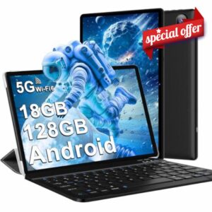 DMOAO Tablet 10 Inch Android 14 with 5G WiFi 6