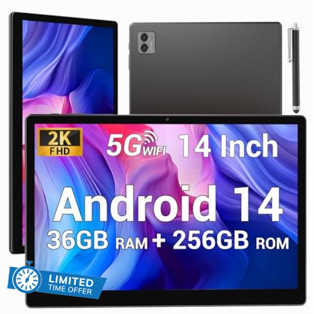DEEMWOLF 14 inch Android 14 Tablet